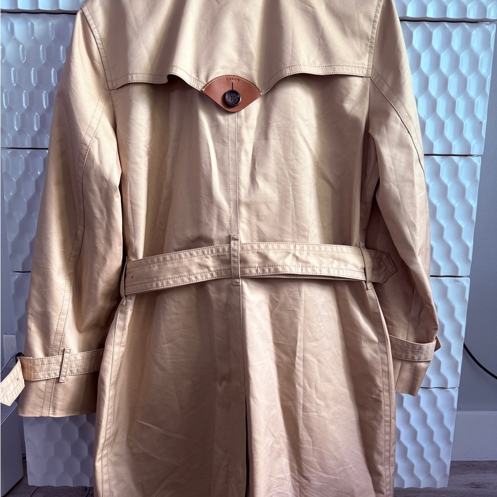 Coach Mid Trench Coat - Classic Khaki - Picture 4 of 8